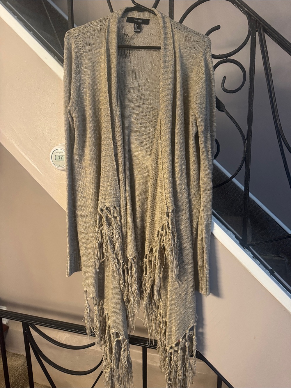 Tan long Sweater/Shaw/etc.